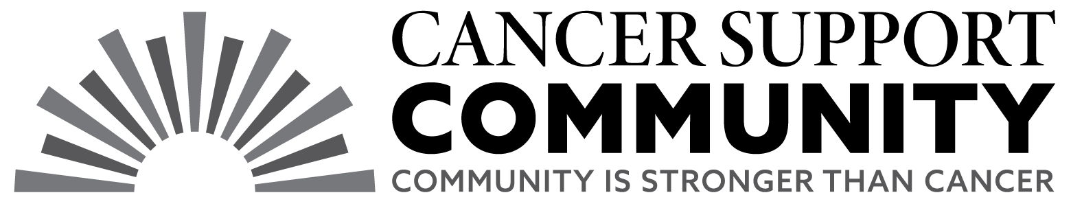 Cancer Support Community logo with tagline: Community is stronger than cancer